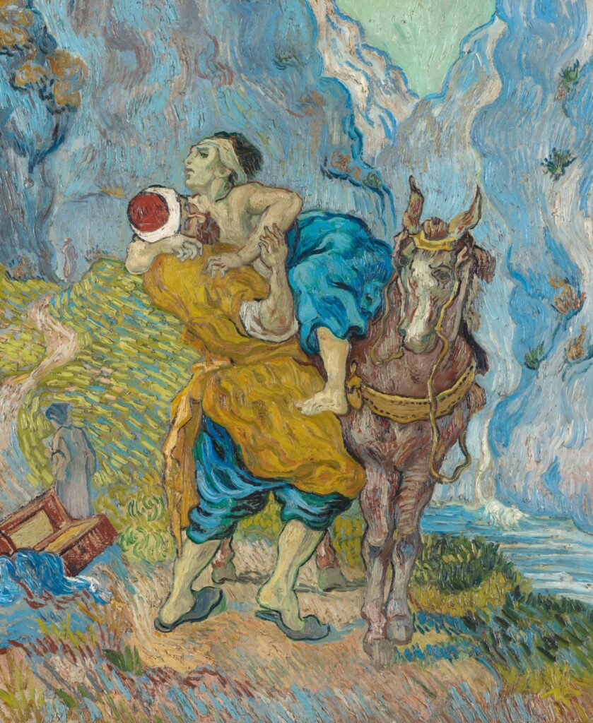 Vincent van Gogh, De barmhartige Samaritaan (naar Delacroix), begin mei 1890