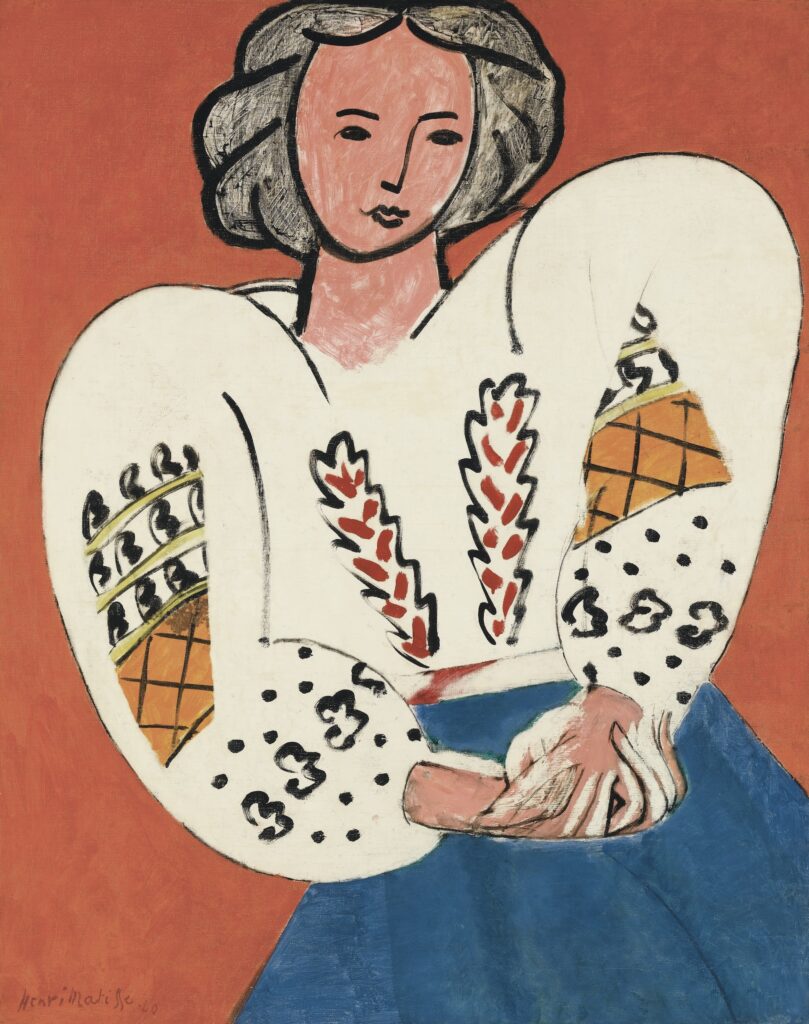 Henri Matisse, La Blouse roumaine, avril 1940
