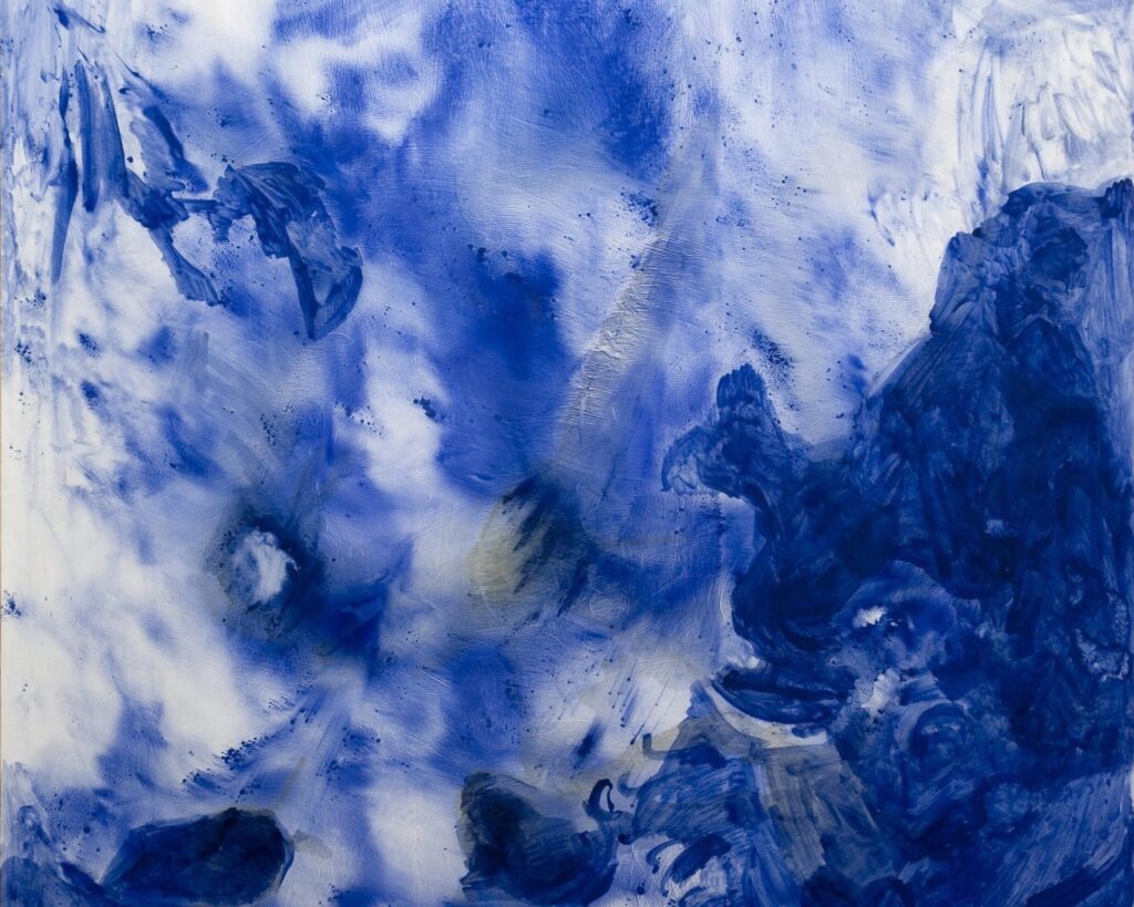 Sigmar Polke, Lapis Lazuli II, detail (1994).