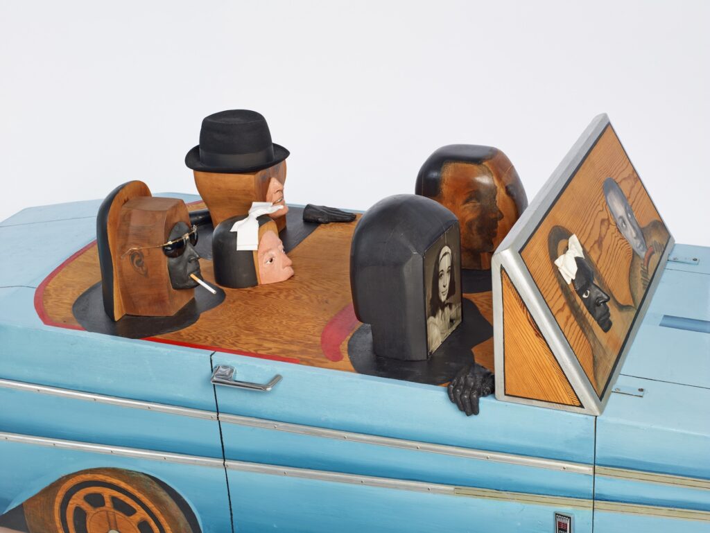 Marisol, {{The Car}}, 1964, co Pictoright Amsterdam 2026. Collection Museum Boijmans Van Beuningen, Rotterdam. Fotografie Jannes Linders.