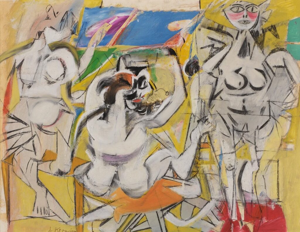 Willem de Kooning,Untitled (Three Women), 1948