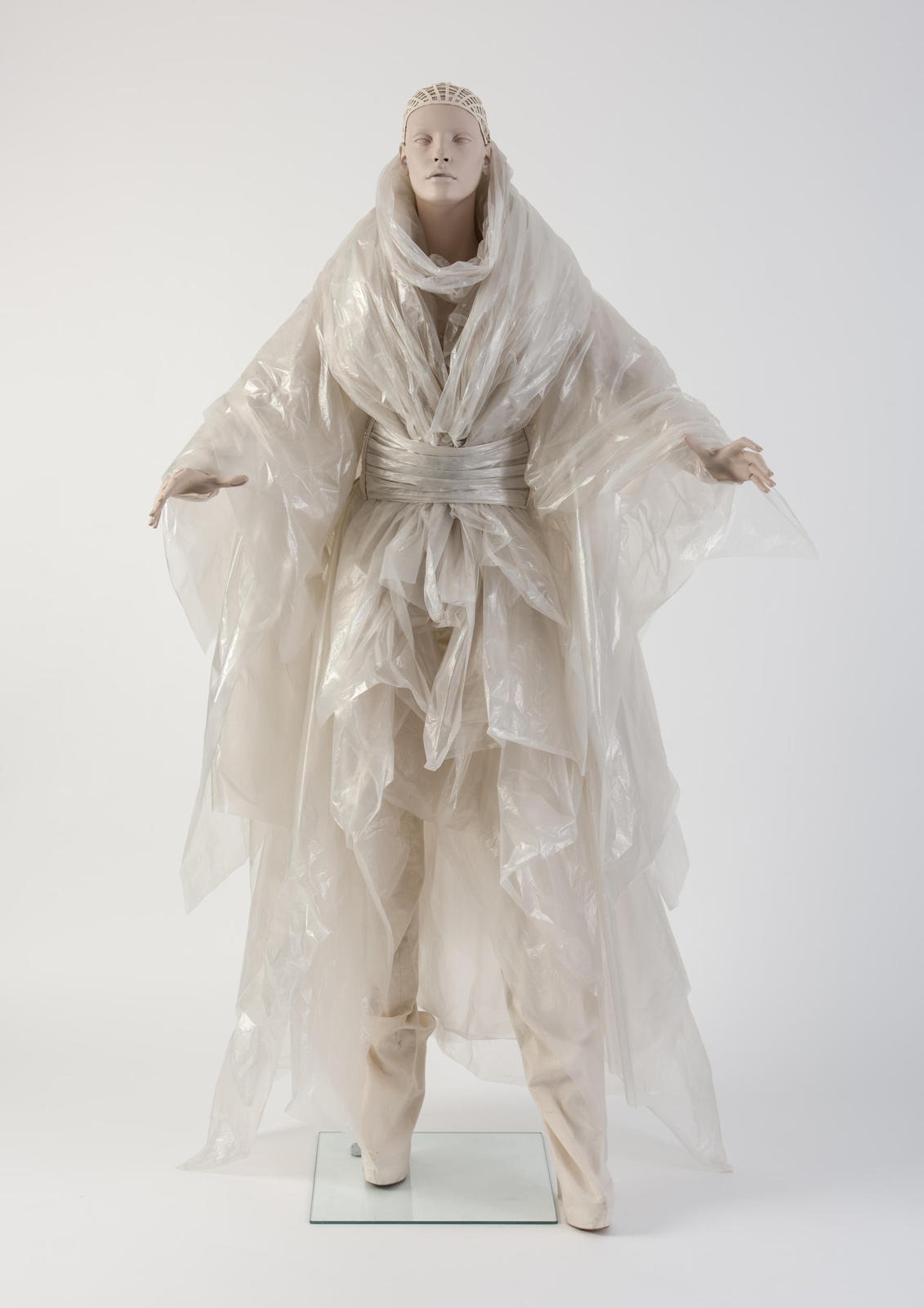 Iridescent layered plastic ensemble, Gareth Pugh. Chosen as Dress of the Year 2014 by Katie Grand